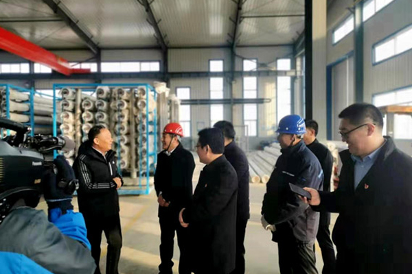 北票市委書記張秀軍走進(jìn)一諾環(huán)境產(chǎn)業(yè)園，踐行“不忘初心、牢記使命”主題教育